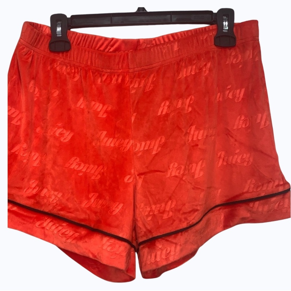 Juicy Couture Red Velvet Athletic Shorts